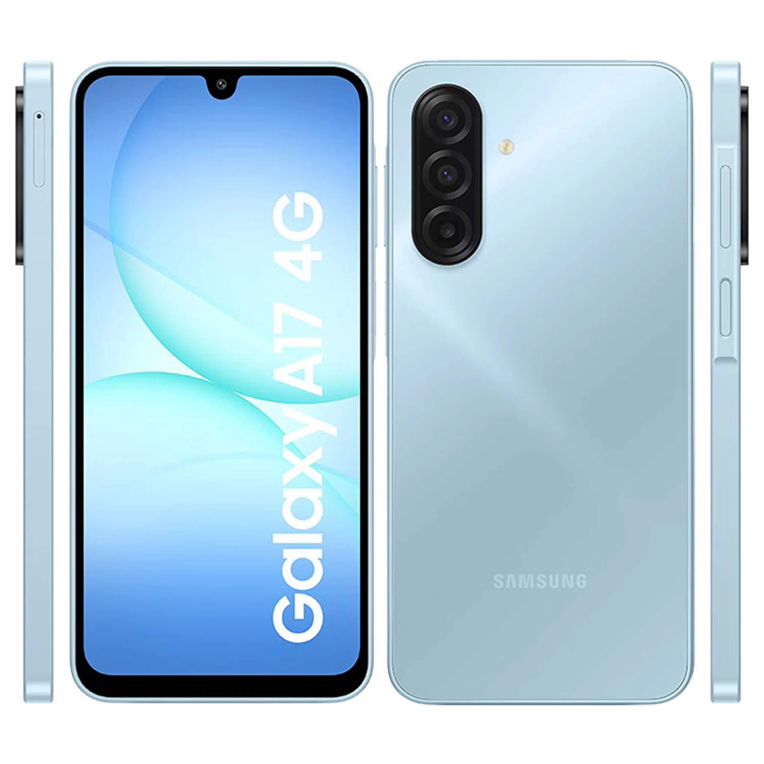 گوشی موبایل سامسونگ مدل Galaxy A17 4G دو سیم کارت ظرفیت 128 گیگابایت و رم 4 گیگابایت - به همراه شارژر 25 وات سامسونگ - تصویر 3