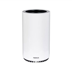 مودم روتر 5G نوکیا مدل 3.2 با پشتیبانی از شبکه 3G و 4G، اتصال کابلی LAN و وای‌فای، قابلیت اتصال همزمان تا 64 کاربر، آنتن داخلی و رابط‌های RJ-45 WAN/LAN و USB Type-C، مناسب استفاده خانگی، اداری و گیمینگ
