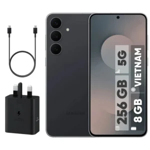 گوشی موبایل سامسونگ مدل Galaxy S25 FE دو سیم کارت ظرفیت 256 گیگابایت و رم 8 گیگابایت - ویتنام - به همراه شارژر 45 وات سامسونگ و کابل شارژ USB-C به طول 1.8 متر