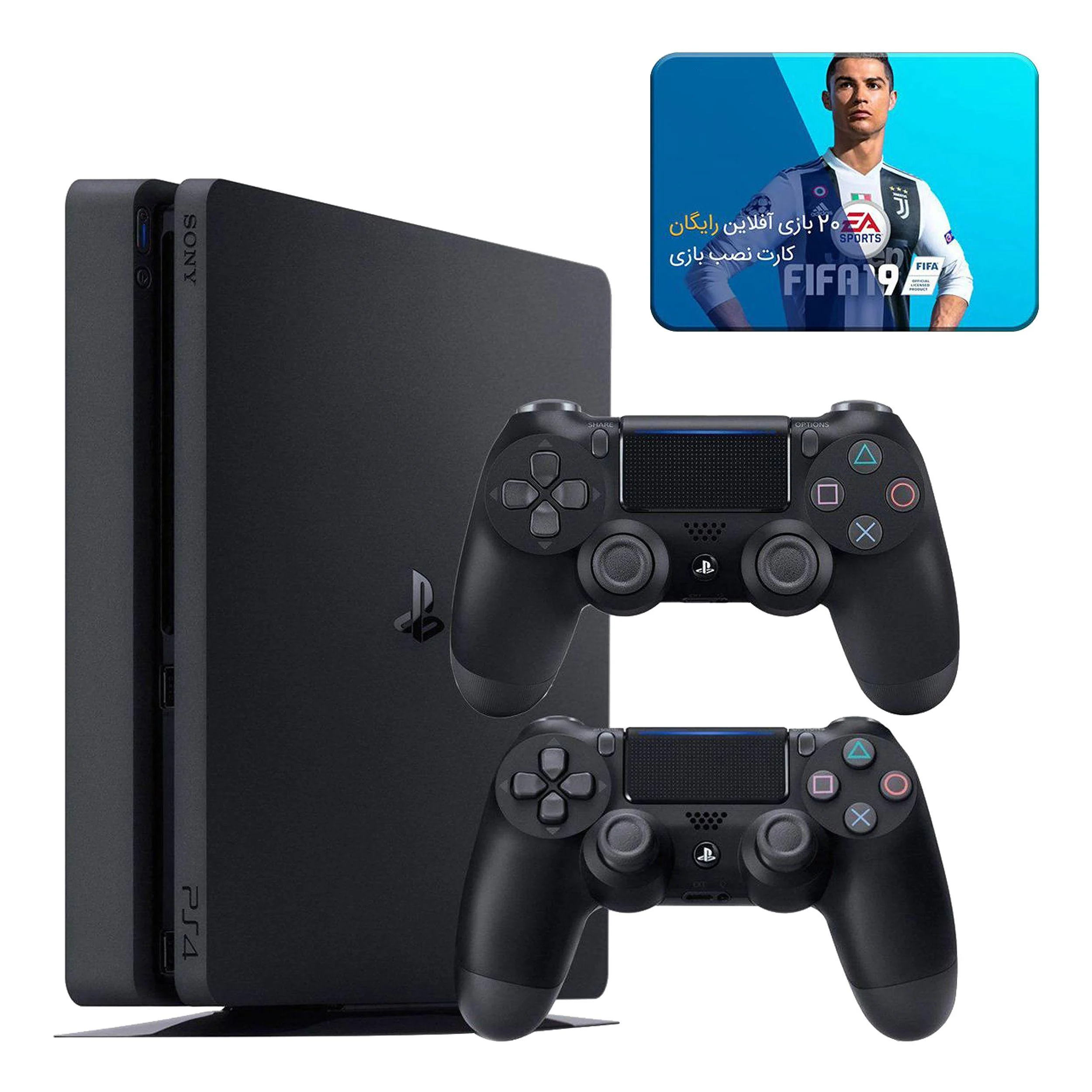 کنسول بازی سونی مدل Playstation 4 Slim ریجن 2 کد CUH-2216B ظرفیت 1 ترابایت به همراه 20 عدد بازی - تصویر 3