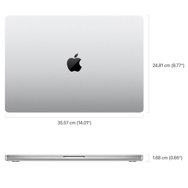لپ تاپ 16.2 اینچی اپل مدل MacBook Pro MGE94 2026 LLA-M5 Max-48GB RAM-2TB SSD-Retina 120Hz - تصویر 6