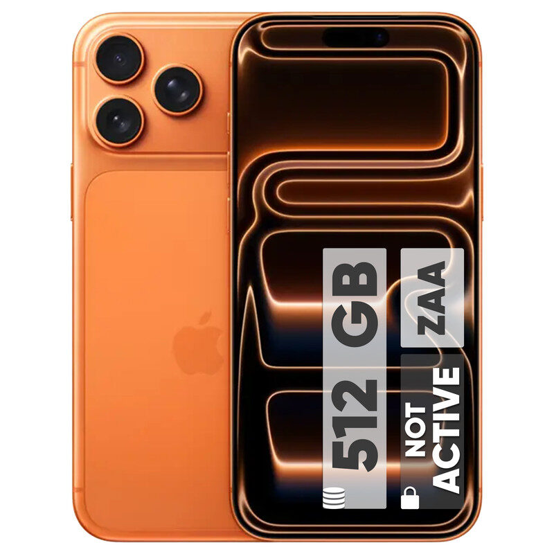 گوشی موبایل اپل مدل iPhone 17 Pro Max ZAA تک سیم کارت + eSim ظرفیت 512 گیگابایت و رم 12 گیگابایت – نات اکتیو