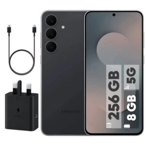 گوشی موبایل سامسونگ مدل Galaxy S25 FE دو سیم کارت ظرفیت 256 گیگابایت و رم 8 گیگابایت – به همراه شارژر 45 وات سامسونگ و کابل شارژ USB-C به طول 1.8 متر