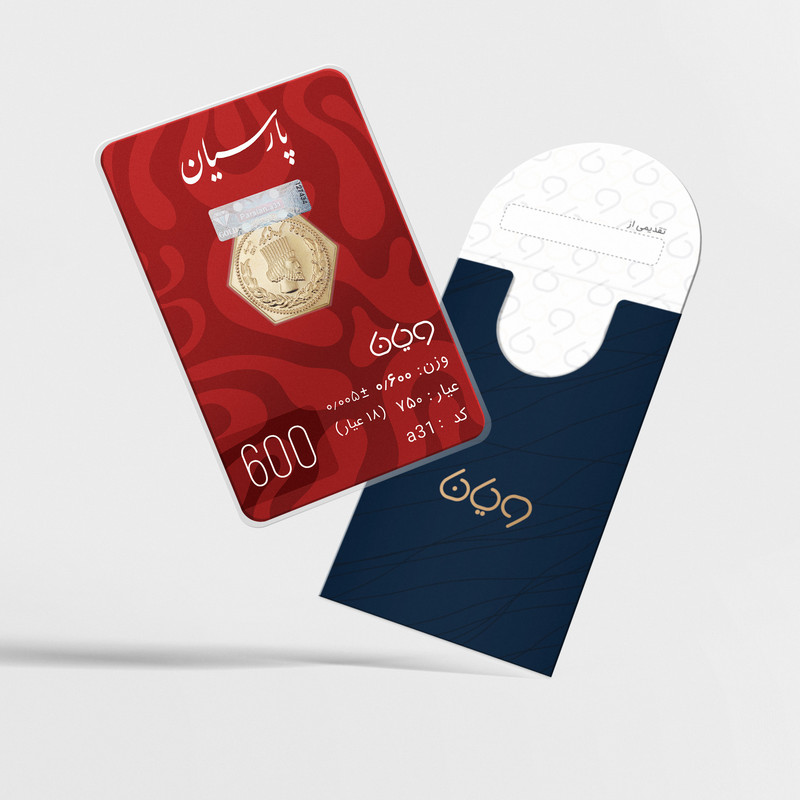 سکه گرمی 18 عیار پارسیان طلا و جواهر ویانا مدل 600