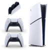 کنسول بازی سونی مدل PlayStation 5 Slim Digital Edition ظرفیت 825 گیگابایت ریجن CFI-2116 اروپا به همراه دسته اضافی و پایه شارژر