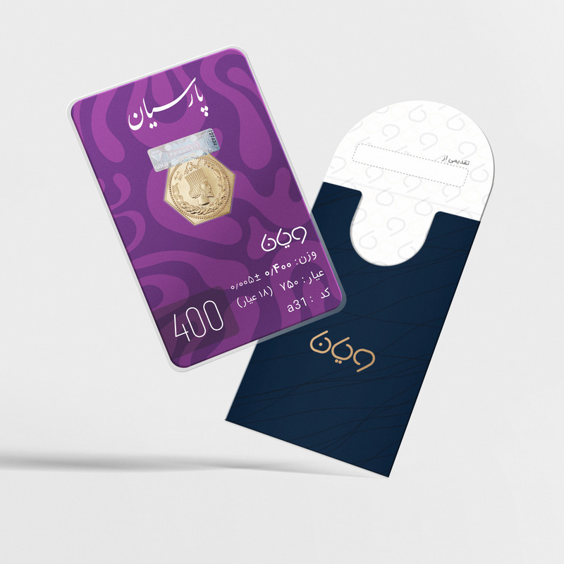 سکه گرمی 18 عیار پارسیان طلا و جواهر ویانا مدل 400