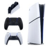 کنسول بازی سونی مدل PlayStation 5 Slim Digital Edition ظرفیت 825 گیگابایت ریجن CFI-2116 اروپا به همراه دسته اضافی و پایه شارژر